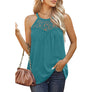 Women's Summer Lace Halter Tops Size (S-2XL)