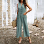 Feminine Temperament Elegant and Pure Color Jumpsuit
Size (S-XL)