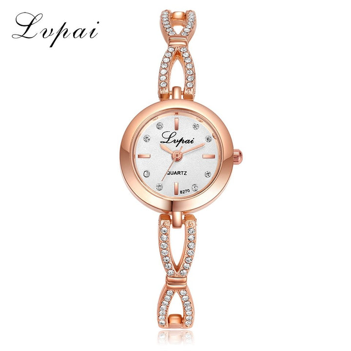 Women's Fashion Quartz Crystal  Luxury Bracelet  Watches