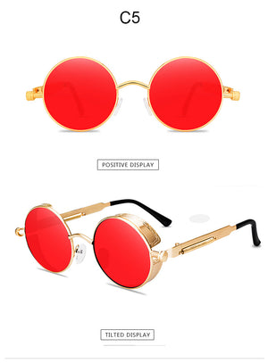 Metal Spring Sunglasses Steampunk Sunglasses