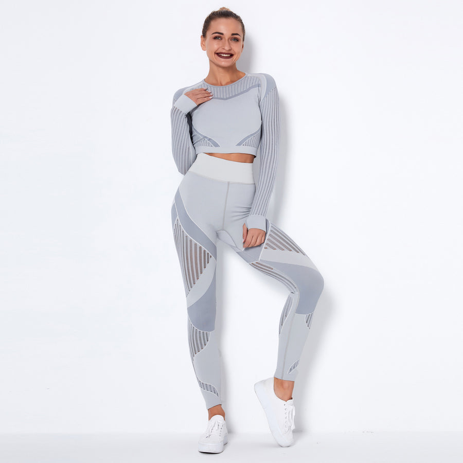 Women's Seamless Knitted Yoga Suit Wear Size (XS-L)