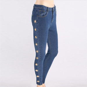 Women's Fashion Tight Hoop Jeans Size (S-3XL)