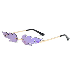 Women's And Men's Metal Frameless Sunglasses