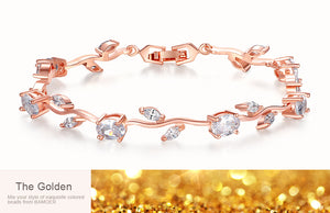 Women's Plated crystal  bracelet