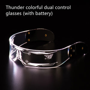 LED Luminous Futuristic Style Glasses