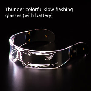 LED Luminous Futuristic Style Glasses