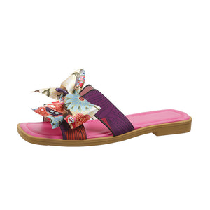 Women's Summer Ribbon Bow Sandals