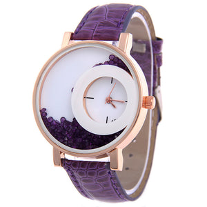 Women's Hot Fashion Quartz 489 Full Drilling Quicksand Watches