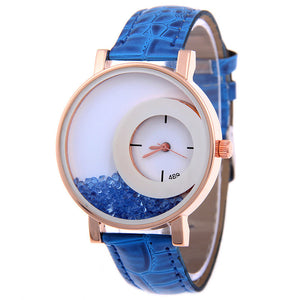 Women's Hot Fashion Quartz 489 Full Drilling Quicksand Watches