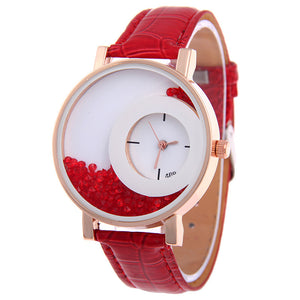 Women's Hot Fashion Quartz 489 Full Drilling Quicksand Watches