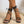 Women's Lace Up Strappy Chunky Heel Sandals