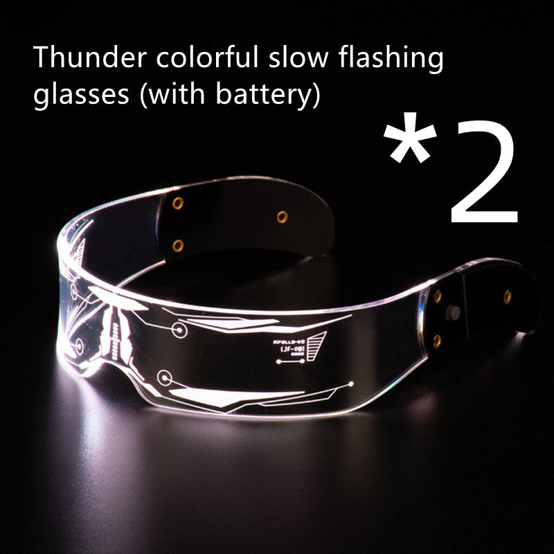 LED Luminous Futuristic Style Glasses