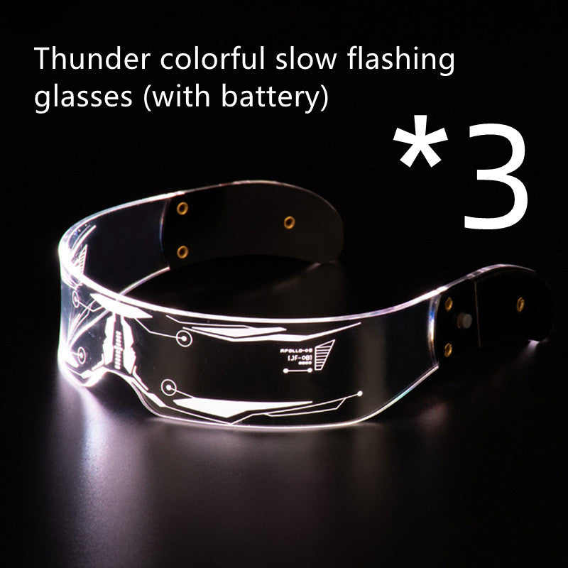 LED Luminous Futuristic Style Glasses