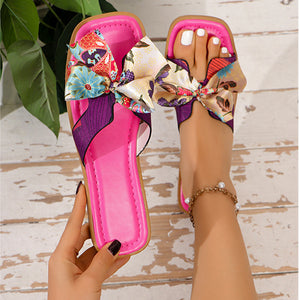 Women's Summer Ribbon Bow Sandals