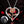 Women's Zircon Heart Rose Silver Necklace