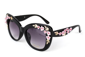 Women's Cool Colorful Flower Sunglasses