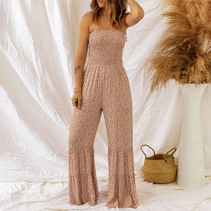 Women's Spaghetti Strap High Waist Jumpsuits Size (S-XL)