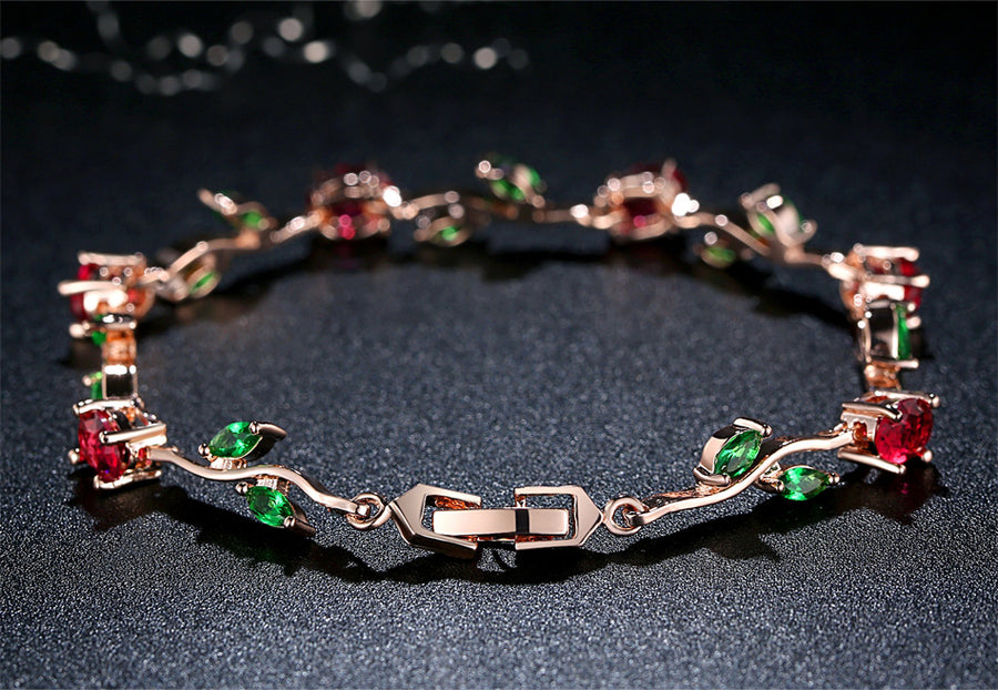 Women's Plated crystal  bracelet