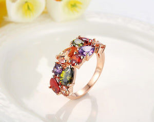 Women's Colored zircon rings