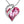 Women's 925 Sliver Heart Shaped Geometric Necklace