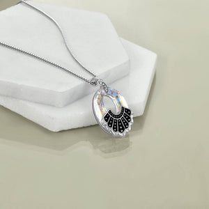 Women's Sterling Silver RBG Necklace