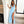 Women's Sexy Halter neck V-neck Slit Dress Size (S-2XL)