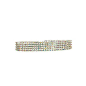 Women Full Crystal Rhinestone Choker Necklace