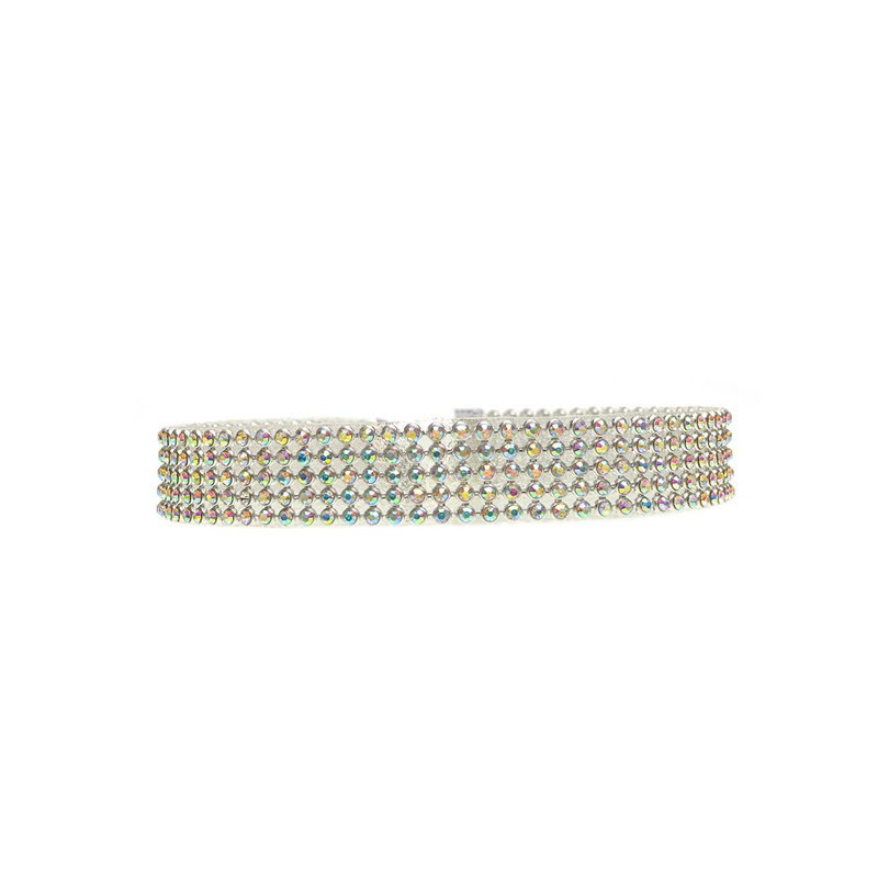 Women Full Crystal Rhinestone Choker Necklace