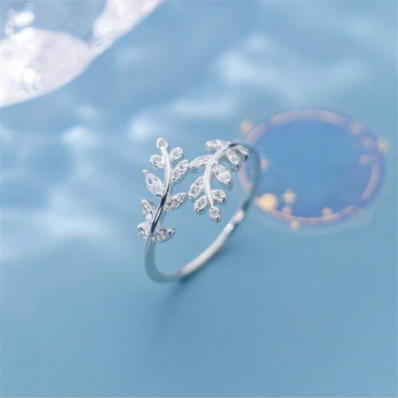 Woman Fashion Spring Summer Branch Open Ring