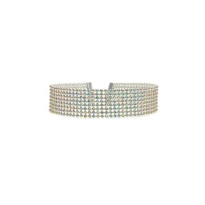 Women Full Crystal Rhinestone Choker Necklace